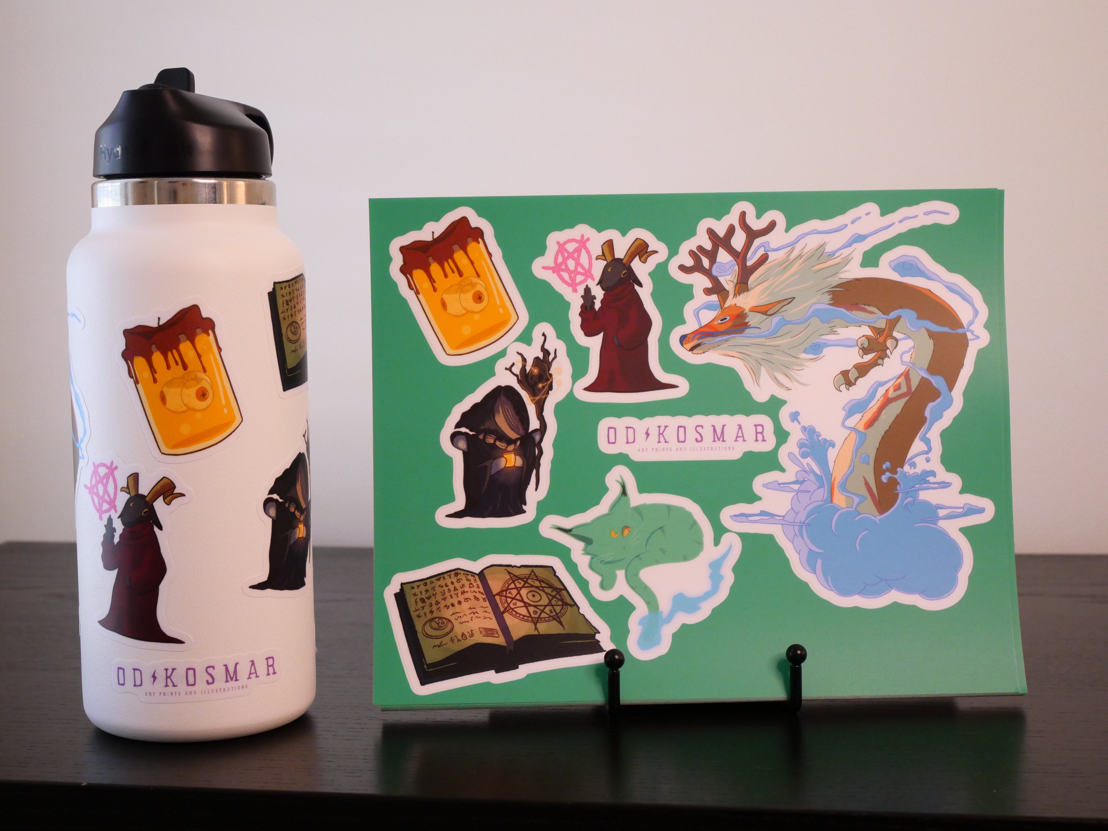 Deer Dragon Sticker Sheet