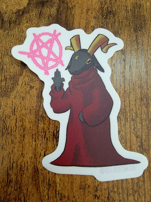 Goat Warlock Sticker