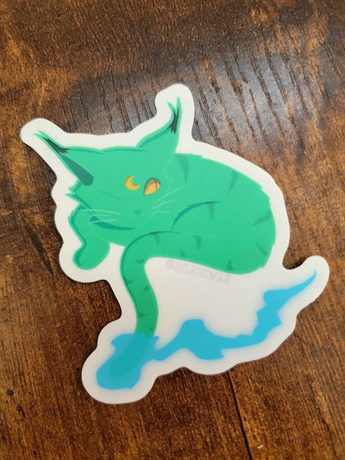 Ghost Cat Sticker