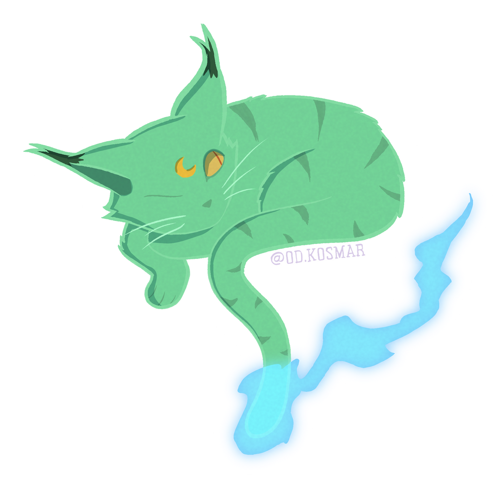 Ghost Cat Sticker