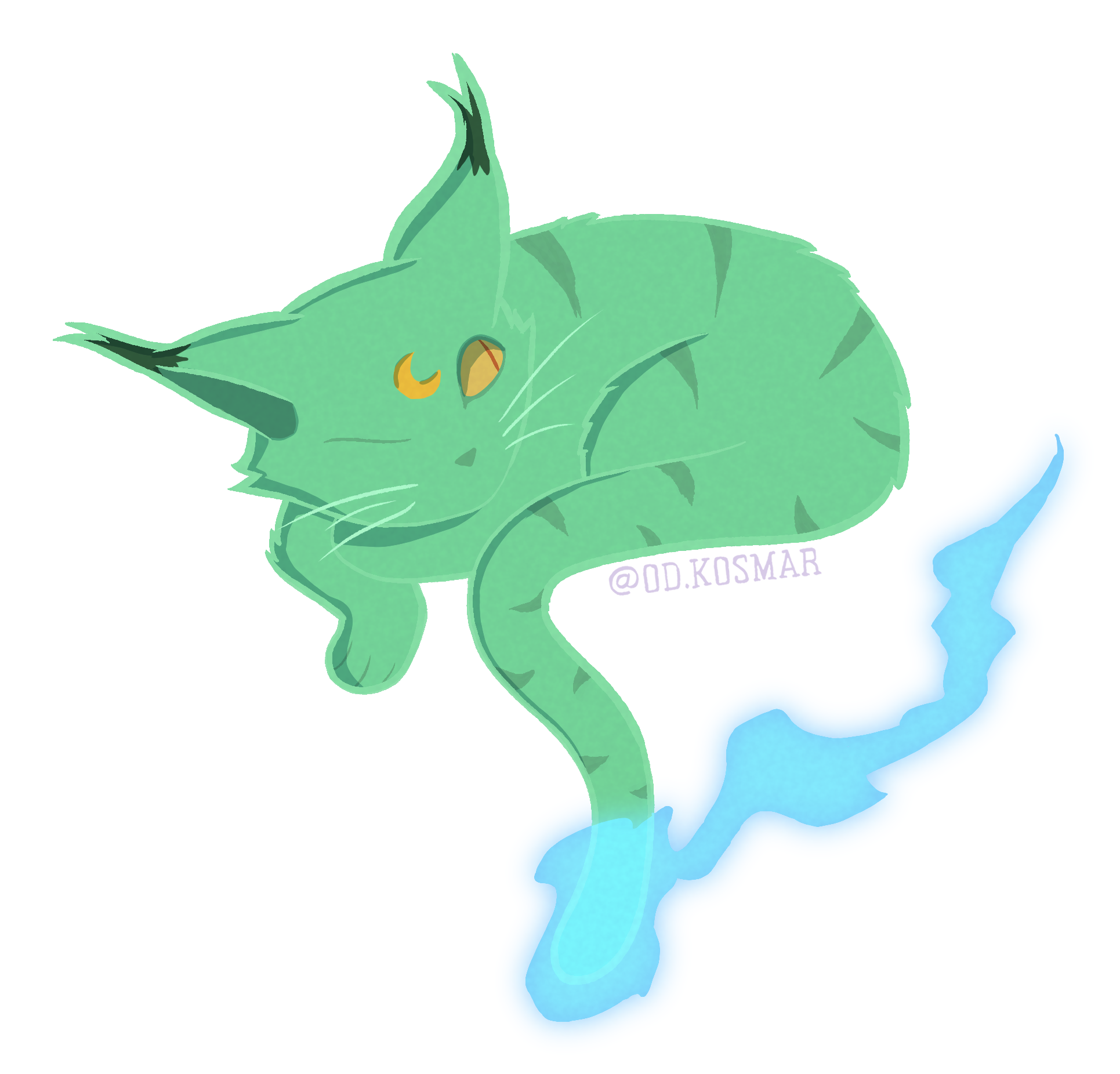 Ghost Cat Sticker