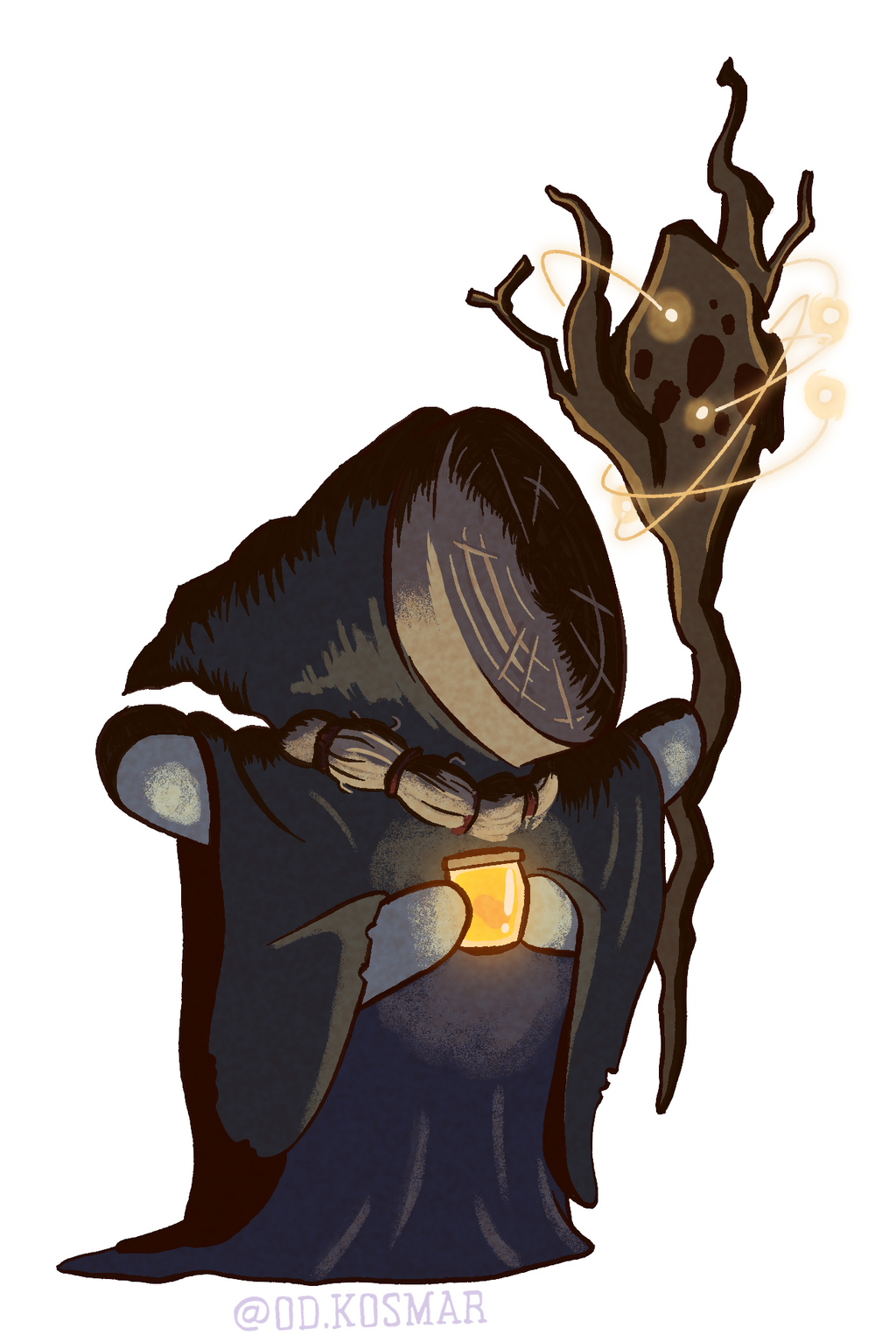 Little Basket Witch Sticker