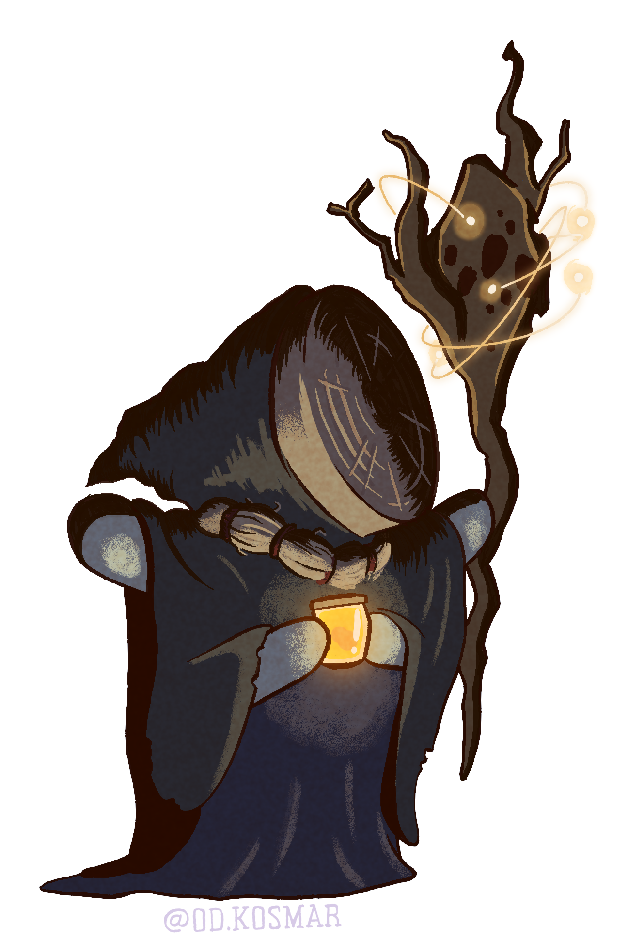 Little Basket Witch Sticker